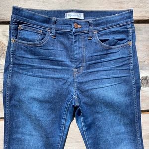Madewell High Riser skinny Jeans in Surfside Wash